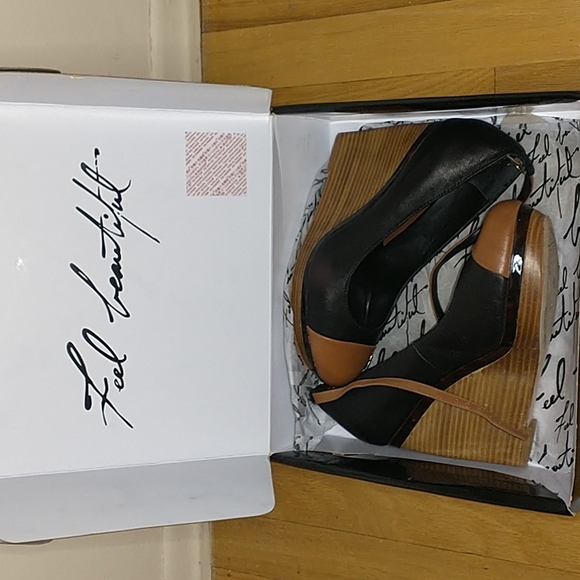 White House Black Market Shoes - White house | Black Market "Moriah" black vachetta wedge